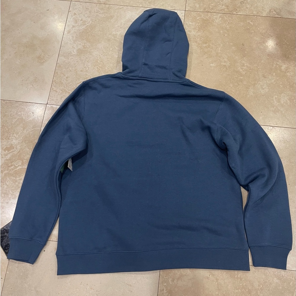 Roper Blue Hoodie with Teal Logo - Picture 3 of 4